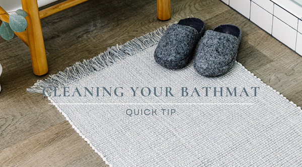 Quick Tip: Cleaning Your Azulina Bath Mat