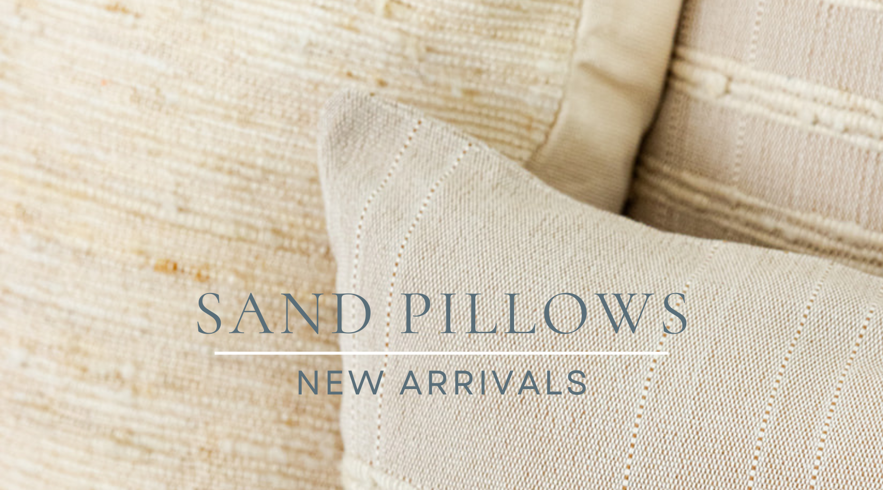 New product spotlight Sand Pillows Azulina Home