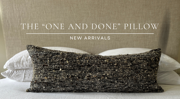 Introducing: The "One and Done" Pillow