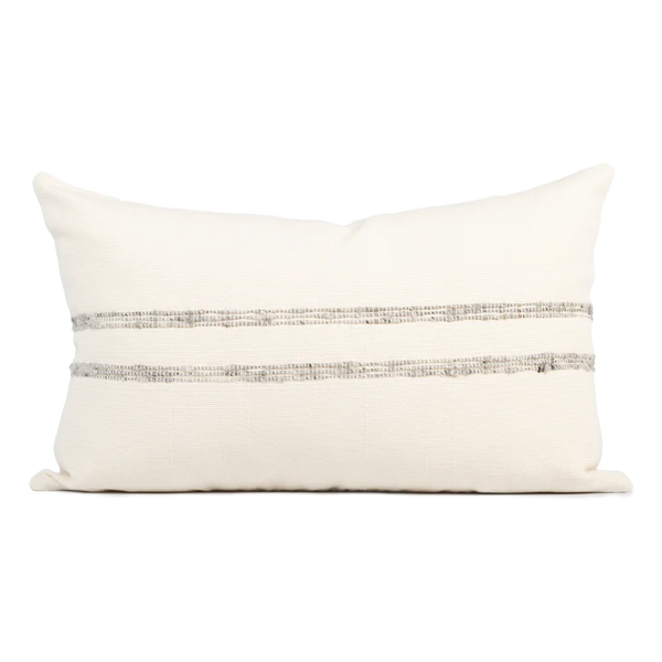 Cartagena Lumbar Pillow - Grey