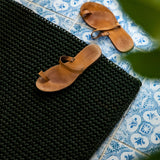 Azulina Home - Arena Mat - 100% fique mat in olive.  Door mat, bath mat, or outdoor rug.