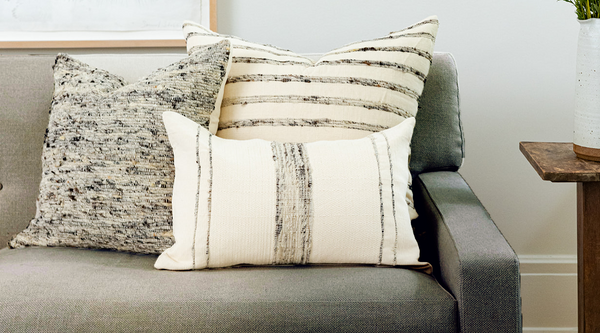 Elevate Your Space: 3 Ways to Style Pillows on a Grey Couch