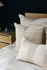 Ivory Chunky Wool Pillow