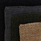 Azulina Home - 100% Fique Mats in black, grey, olive, and natural.  Hand made in Colombia.